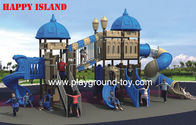 China Rood Blauw Geel Openluchtspeelplaatsmateriaal voor Park 1040 x 550 x 540 verdeler 